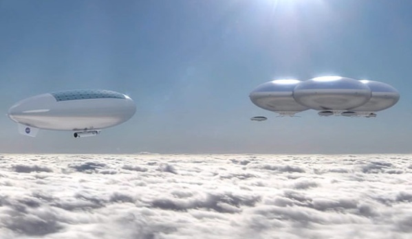 Will humans one day be living in "cloud cities" above Venus? (NASA Langley)