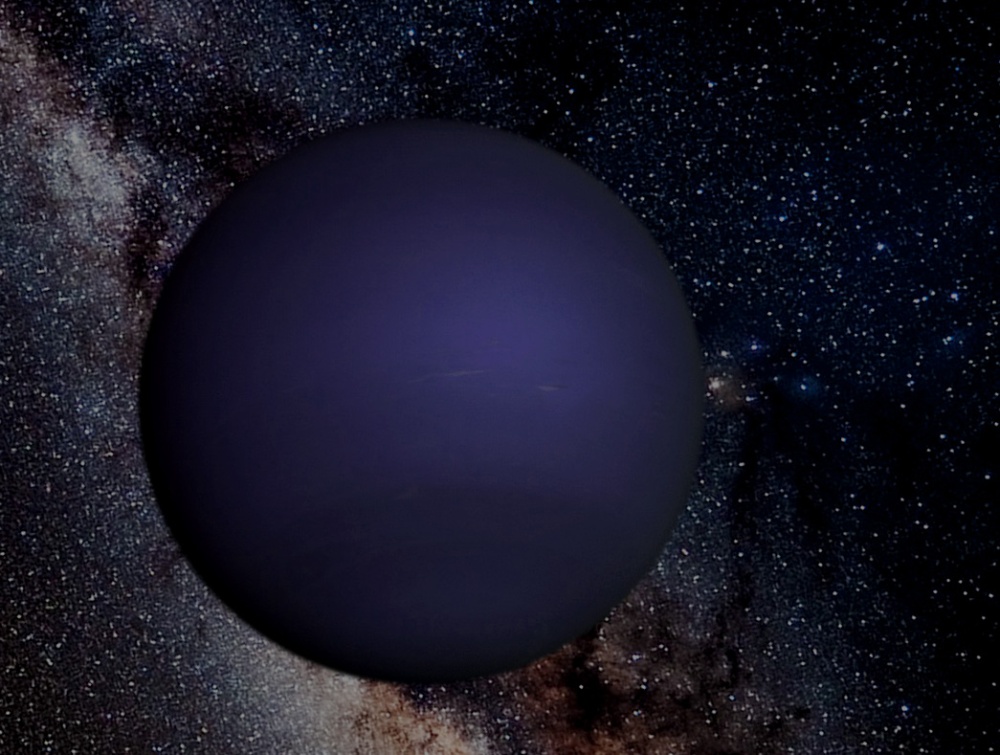Is there a "dark Neptune" lurking at the extreme edge of the Solar System?
